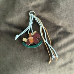 At Figürlü Çanta Charmı