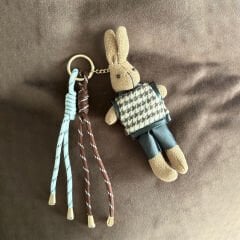 Tavşan Figürlü Çanta Charmı