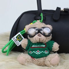 Ayı Figürlü Çanta Charmı