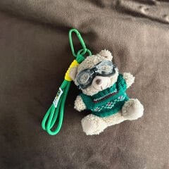 Ayı Figürlü Çanta Charmı