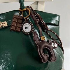 Kedi Figürlü Çanta Charmı