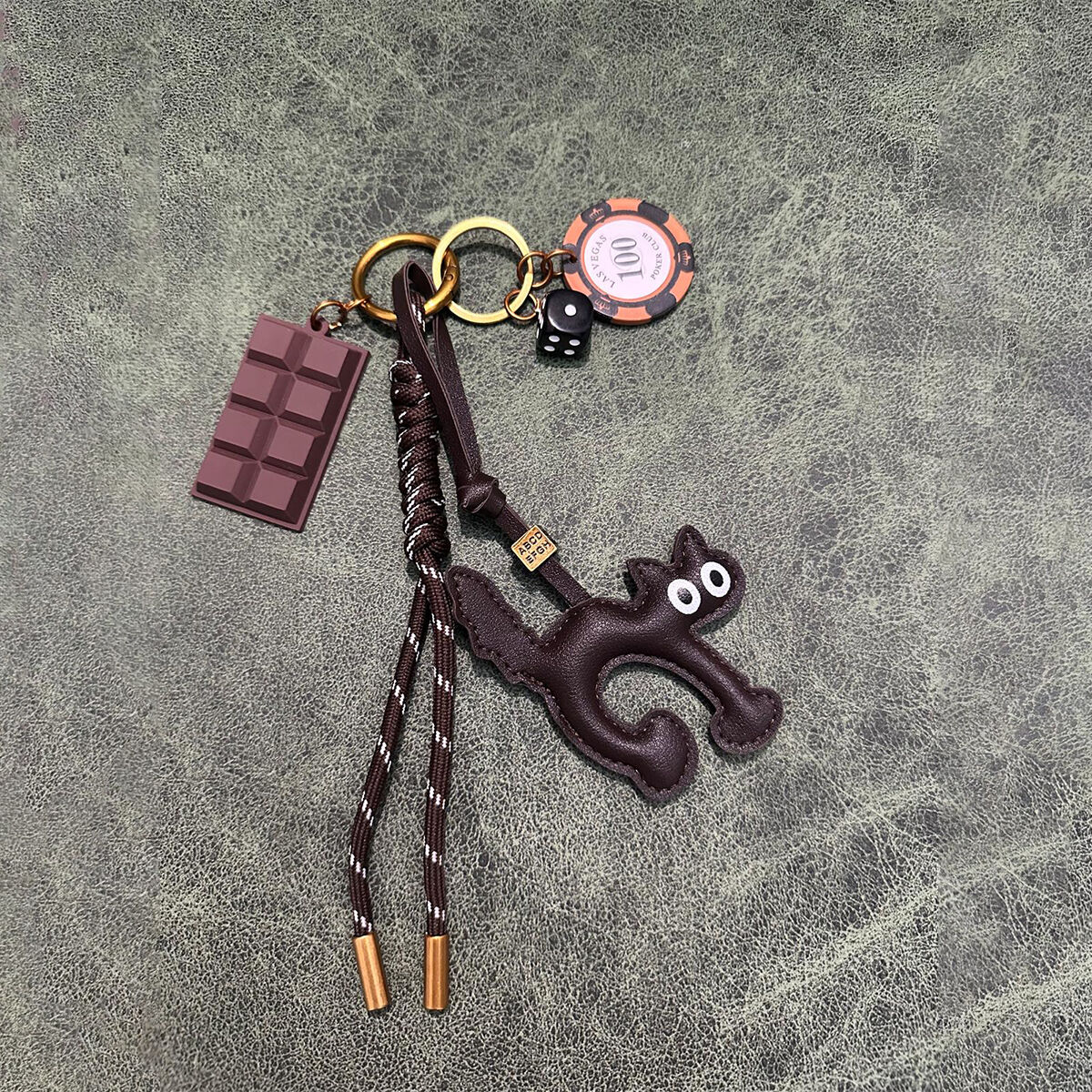 Kedi Figürlü Çanta Charmı