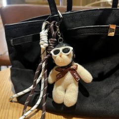 Ayı Figürlü Çanta Charmı