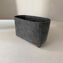 Longchamp Le Pliage Original M (Medium) Çanta içi Düzenleyici, Çanta İçi Organizer Antrasit