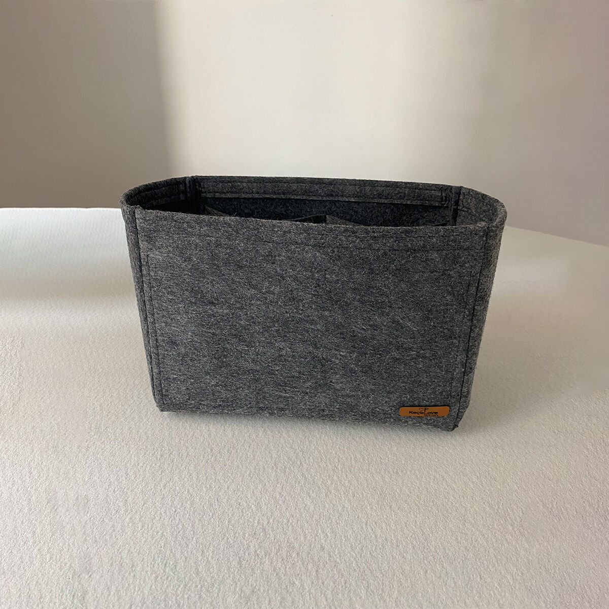 Longchamp Le Pliage Original M (Medium) Çanta içi Düzenleyici, Çanta İçi Organizer Antrasit