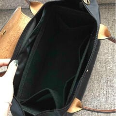 Longchamp Le Pliage Original M (Medium) Suluklu Çanta içi Düzenleyici, Çanta İçi Organizer Siyah