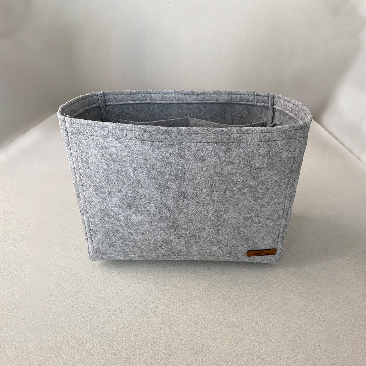 Longchamp Le Pliage Original M (Medium) Suluklu Çanta içi Düzenleyici, Çanta İçi Organizer Gri