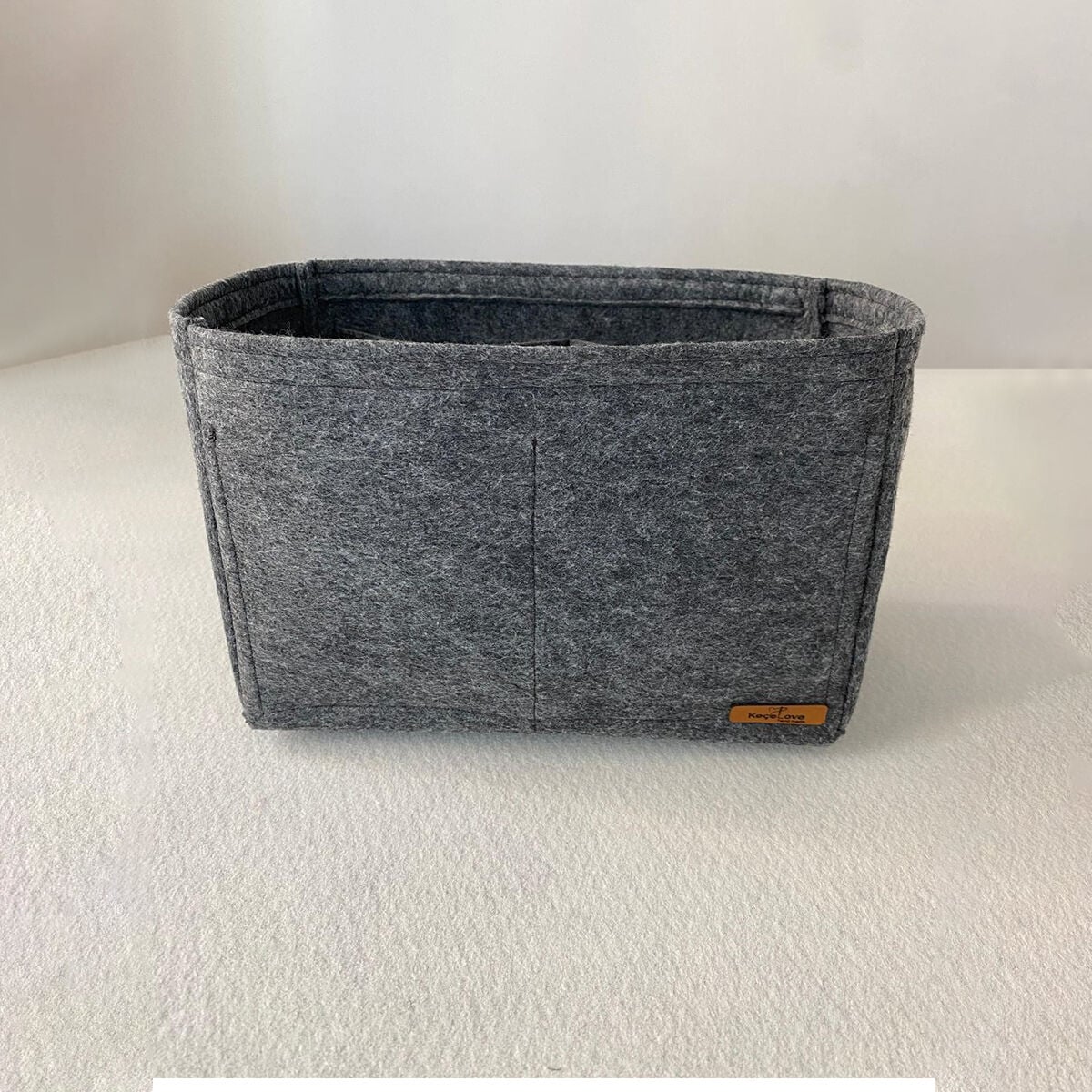 Longchamp Le Pliage Original M (Medium) Suluklu Çanta içi Düzenleyici, Çanta İçi Organizer Antrasit