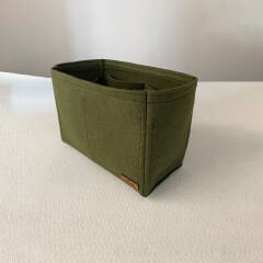 Longchamp Le Pliage Original M (Medium) Suluklu Çanta içi Düzenleyici, Çanta İçi Organizer Yeşil