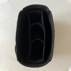 Longchamp Le Pliage Original M (Medium) Klasik Model Çanta içi Düzenleyici, Çanta İçi Organizer Siyah