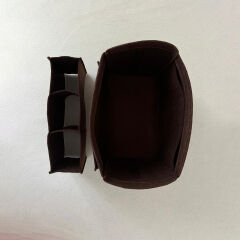 Longchamp Le Pliage Original M (Medium) Klasik Model Çanta içi Düzenleyici, Çanta İçi Organizer Kahverengi