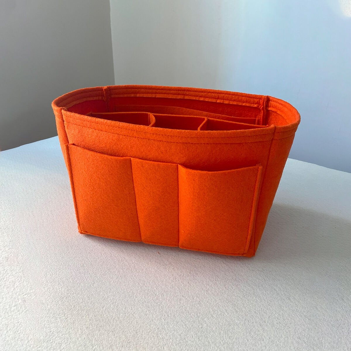 Longchamp Le Pliage Original M (Medium) Klasik Model Çanta içi Düzenleyici, Çanta İçi Organizer Turuncu