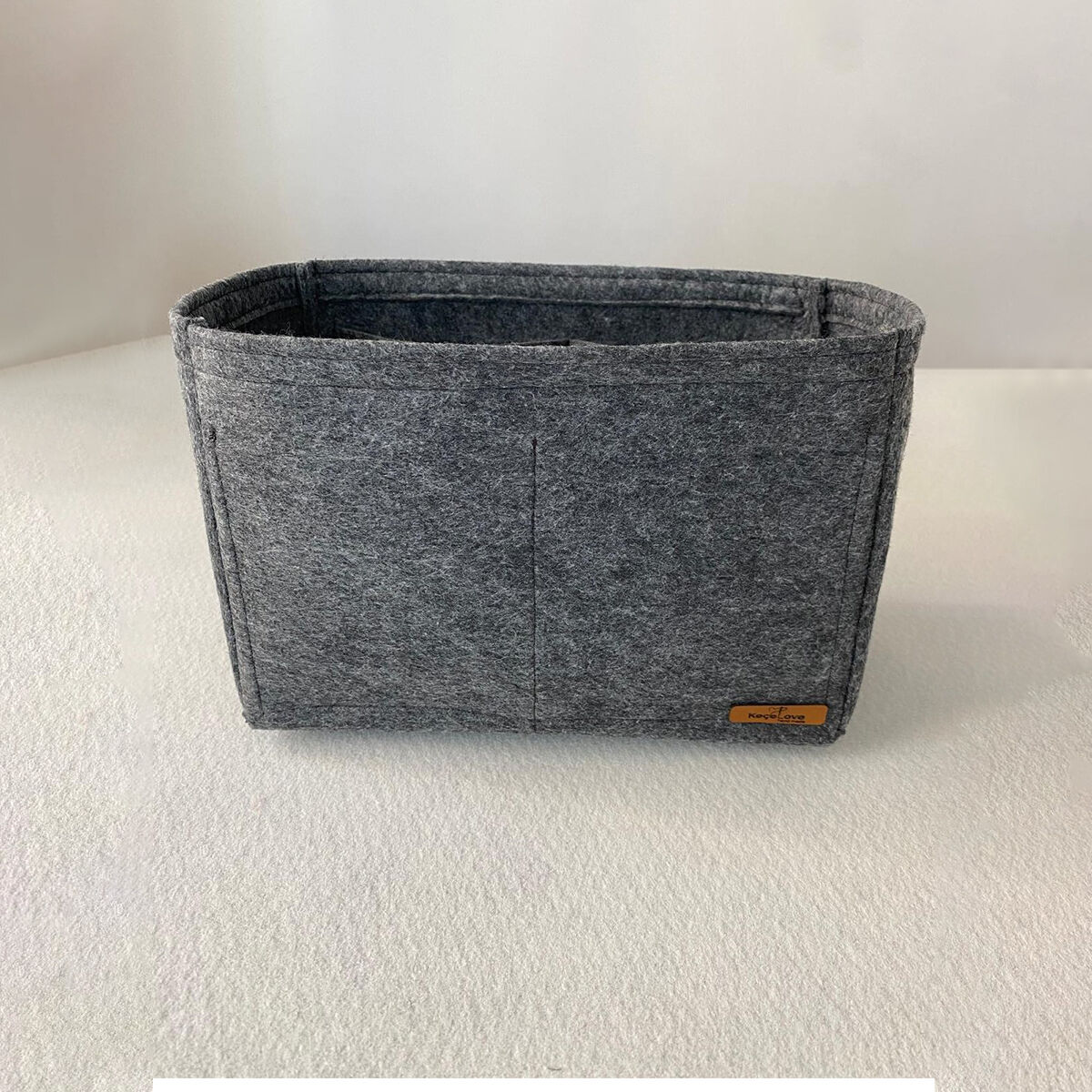 Longchamp Le Pliage Original L (Large) Suluklu Çanta İçi Düzenleyici, Çanta İçi Organizer Antrasit
