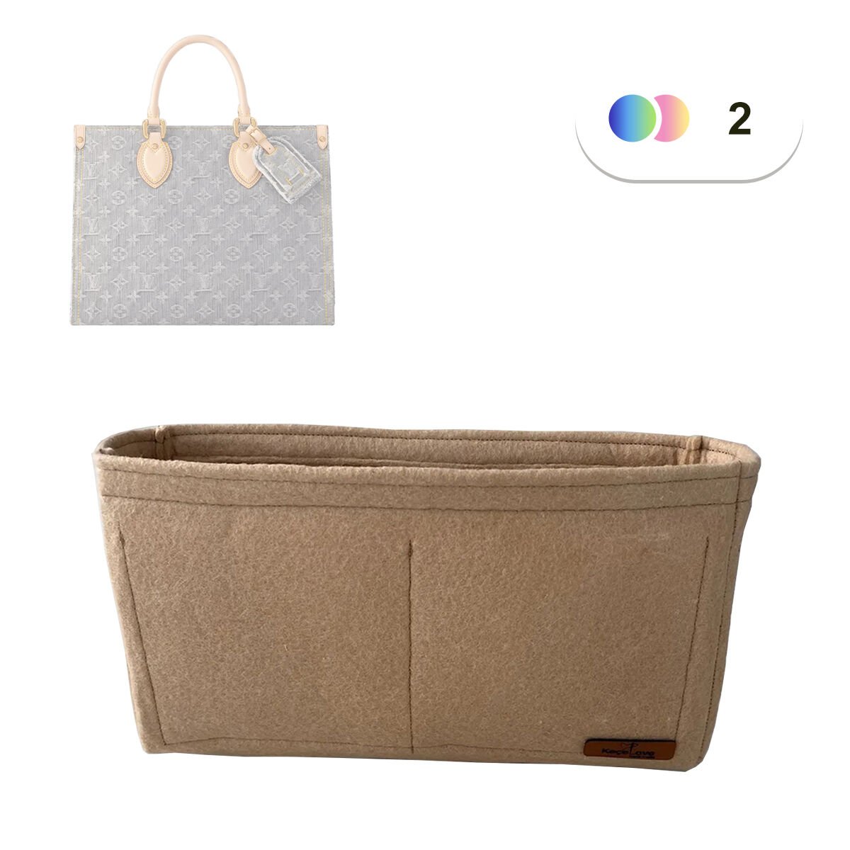 Louis Vuitton OnTheGo MM Çanta içi Düzenleyici, Çanta İçi Organizer