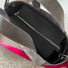 Bonheur Küçük Boy (S) Tote Bag Fermuarlı Çanta İçi Düzenleyici, Çanta İçi Organizer Siyah