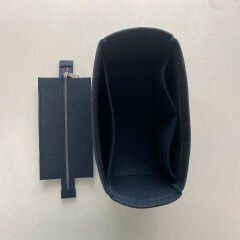 Bonheur Küçük Boy (S) Tote Bag Fermuarlı Çanta İçi Düzenleyici, Çanta İçi Organizer Lacivert