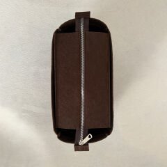 Bonheur Küçük Boy (S) Tote Bag Fermuarlı Çanta İçi Düzenleyici, Çanta İçi Organizer Kahverengi