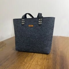 Fermuarlı Keçe Çanta, Omuz Çantası