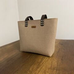 Fermuarlı Keçe Çanta, Omuz Çantası