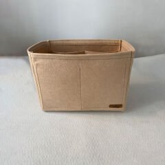 Bonheur Büyük Boy (L) Tote Bag Suluklu Çanta içi Düzenleyici, Çanta içi Organizer Bej