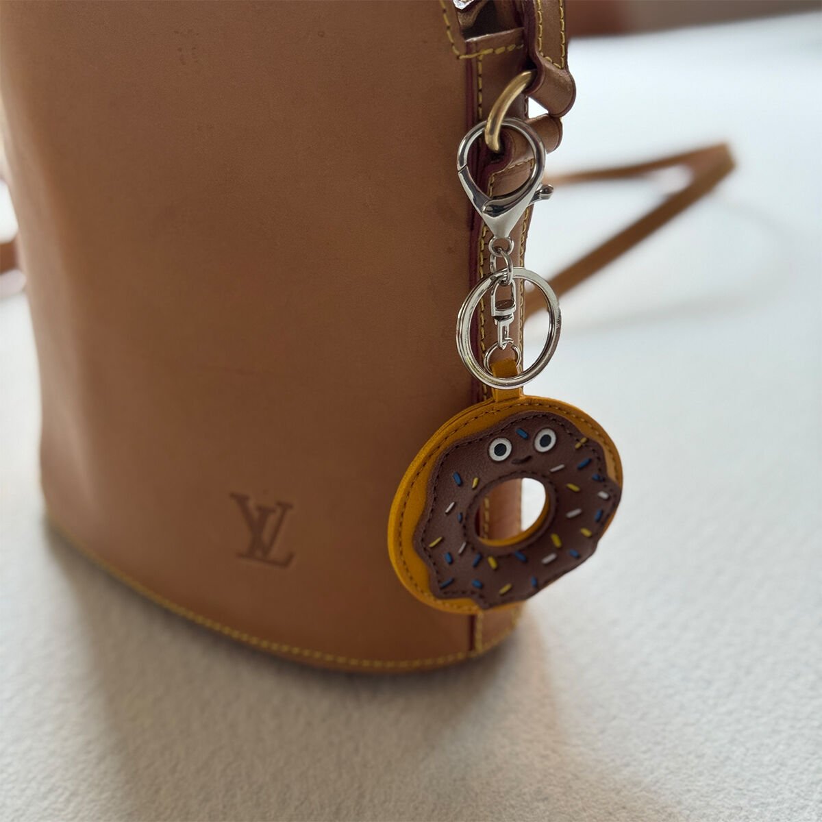 Donut Figürlü Çanta Charmı