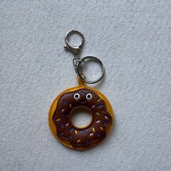 Donut Figürlü Çanta Charmı