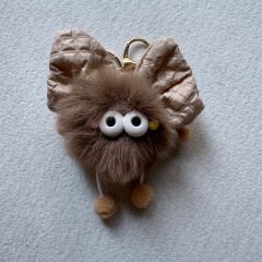 Kurdeleli Peluş Figürlü Çanta Charmı