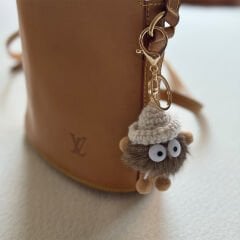 Şapkalı Peluş Figürlü Çanta Charmı