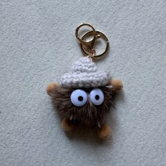 Şapkalı Peluş Figürlü Çanta Charmı