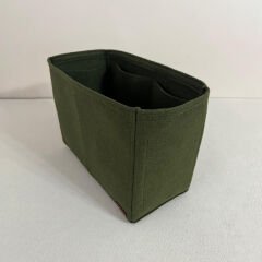Bonheur N°4 Kanvas Suluklu Çanta içi Düzenleyici, Çanta içi Organizer Haki
