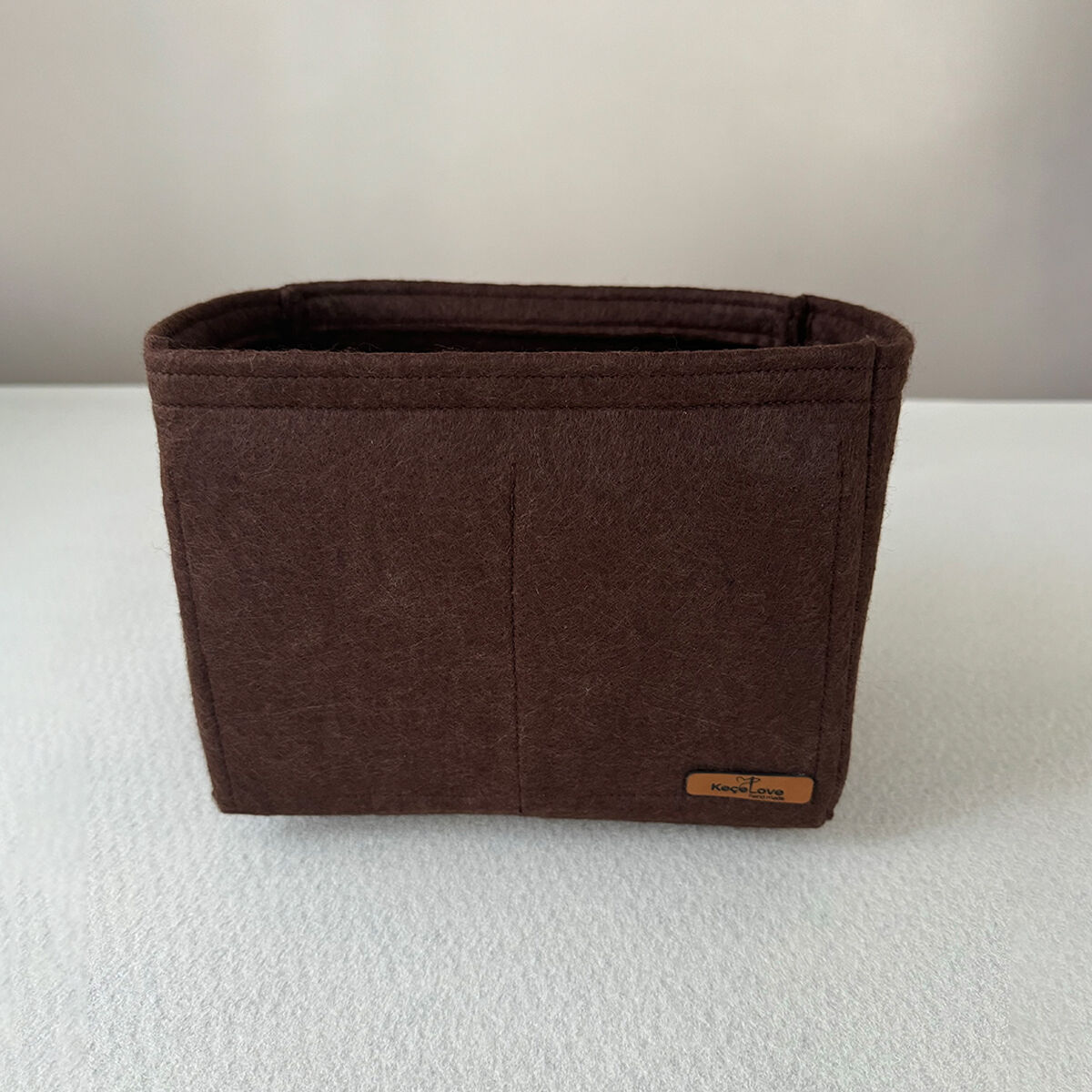Bonheur Orta Boy (M) Tote Bag Suluklu Çanta içi Düzenleyici, Çanta içi Organizer Kahverengi - Hayır